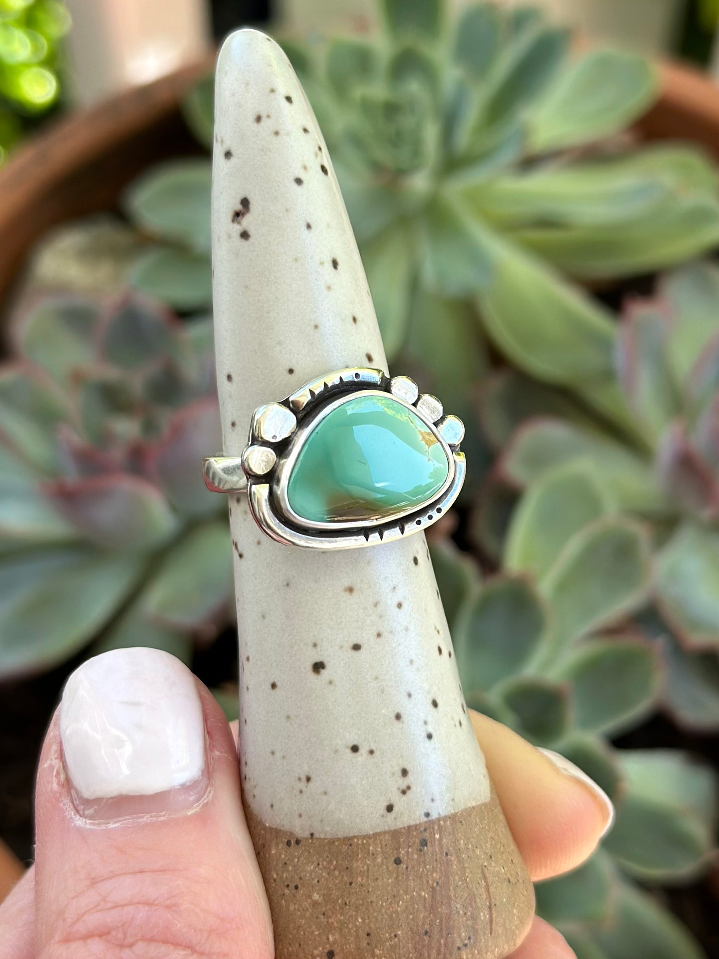 Royston Turquoise Ring in size 6.75