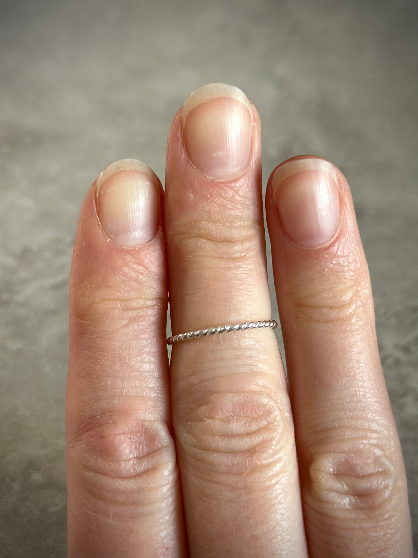 Stacking Rings in Sterling Silver
