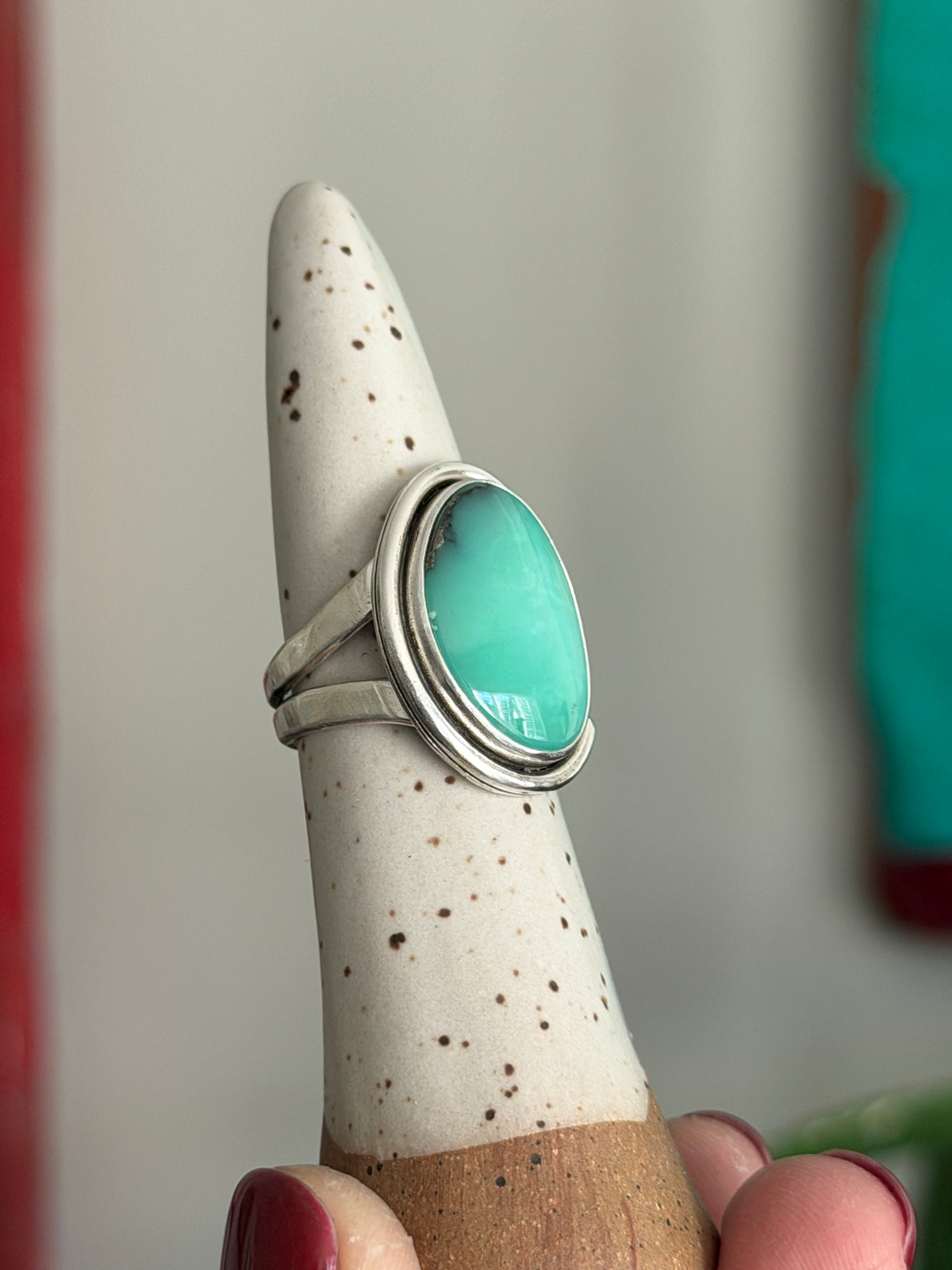 Desert Bloom Variscite Ring size 7