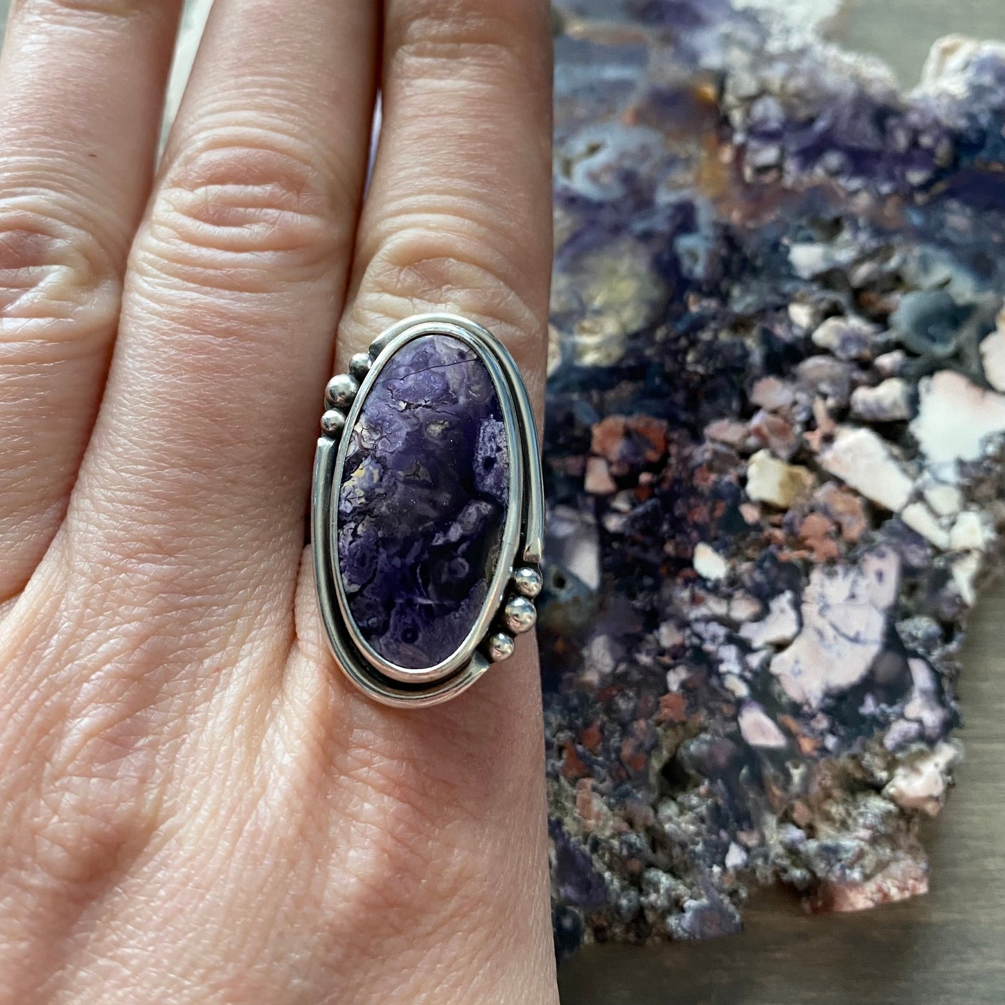 Tiffany Stone Ring in size 8.25