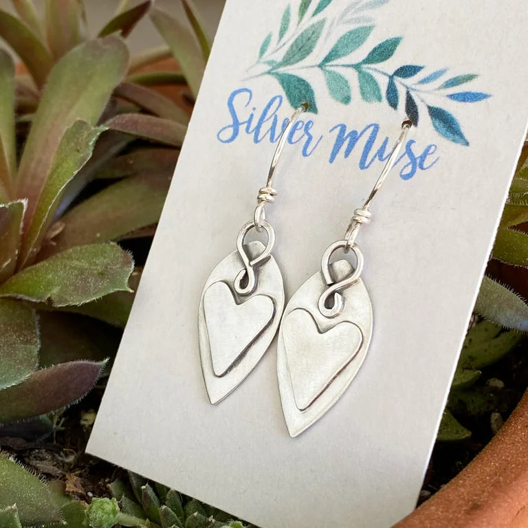Layered Heart Earrings