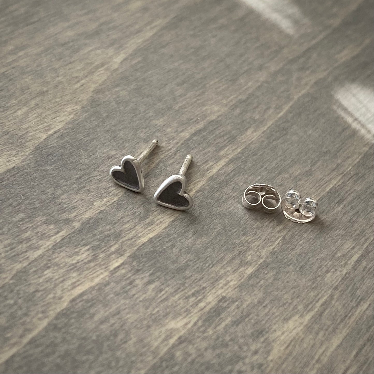 Stud Earrings Little Hearts