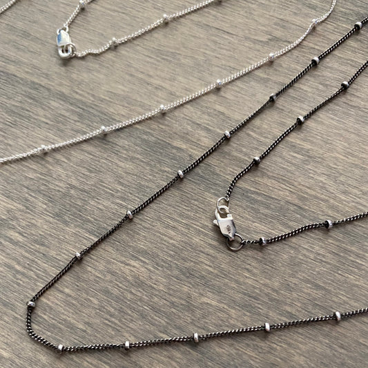 Sterling Silver Satellite Chain