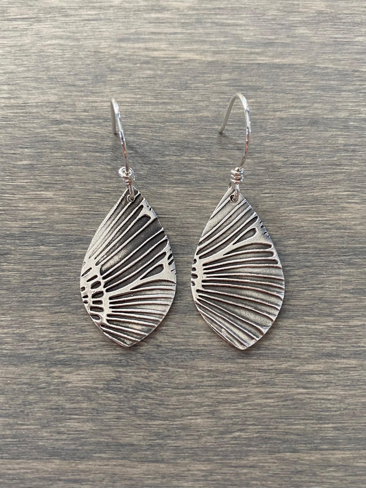 Textured Drop Earrings