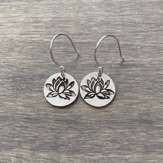 Lotus Flower Earrings