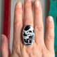 Big White Buffalo Ring in size 9