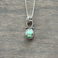 Tiny Royston Turquoise Hinge Pendant no. 12