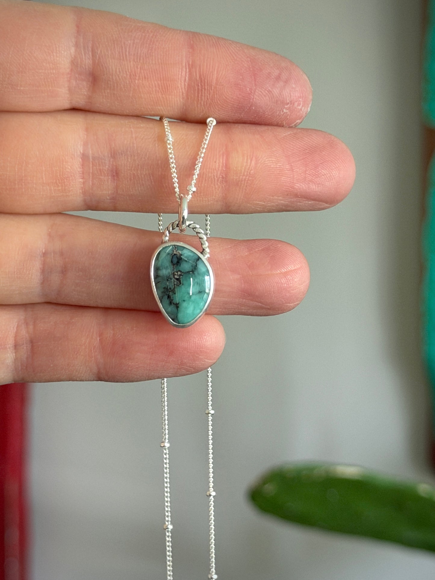 Blueboy Variscite Little Necklace Twist