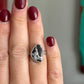 White Buffalo Ring Fleur Band size 6