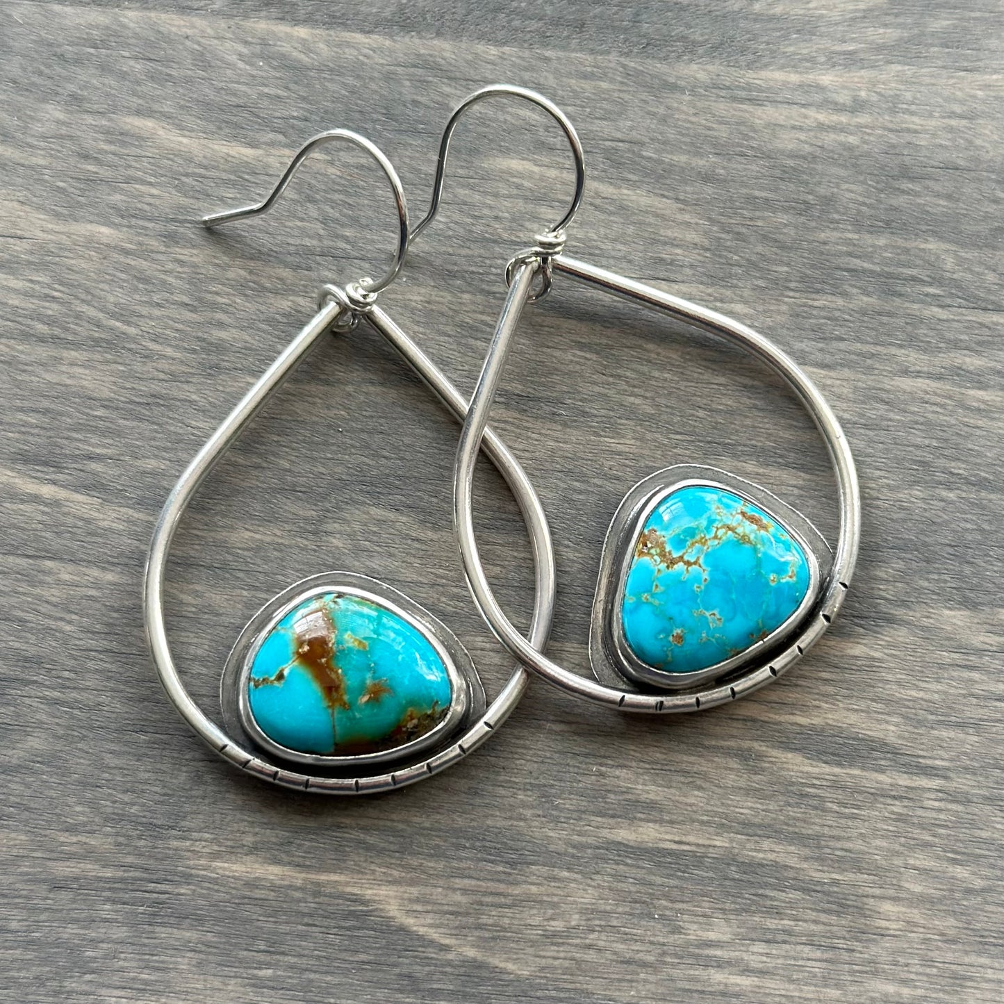 Sierra Bella Turquoise Hoop Earrings v2