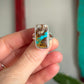 Royston Ribbon Turquoise Ring size 7.75