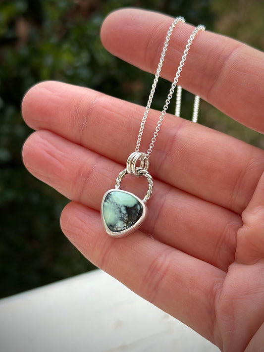 Prince Variscite Tiny Pendant