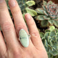 Ivory Desert Bloom Variscite Ring size 7.75