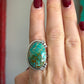 Rising Phoenix Turquoise Tree of Life Ring size 8.75