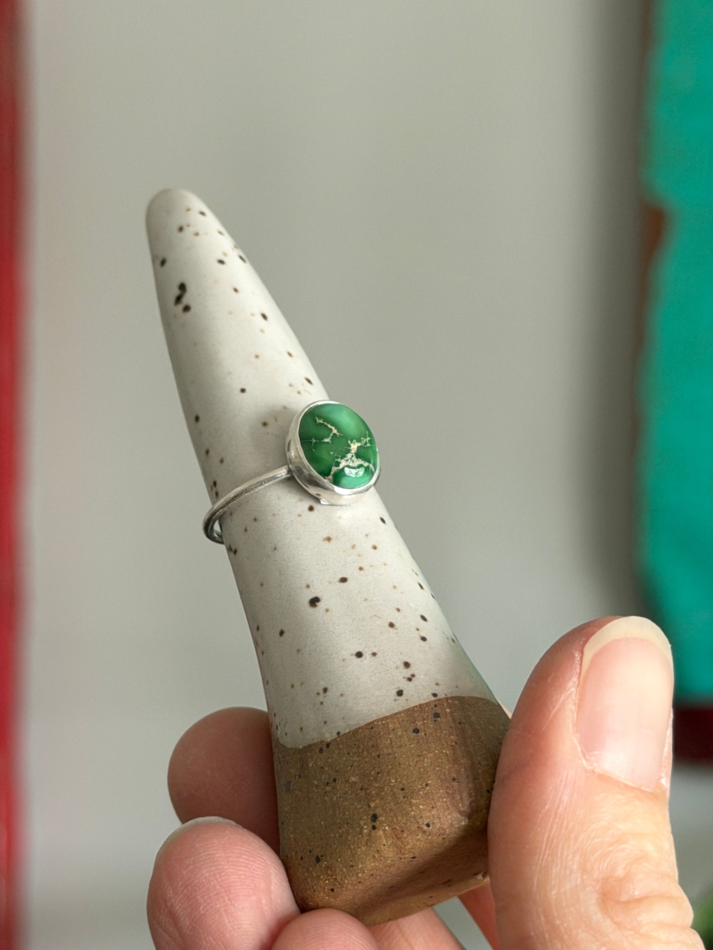 Emerald Valley Turquoise Ring size 7.5