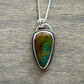 Rising Phoenix Turquoise Polychrome Pendant