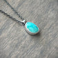 Fox Turquoise Pendant in Blue-green no. 1