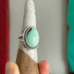 Desert Bloom Variscite Art Deco Ring size 8.25