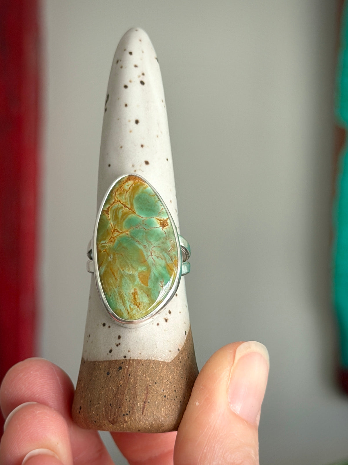 Australian Variscite Ring in size 10