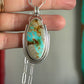 Royston Ribbon Turquoise Art Deco Pendant