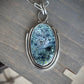 New Lander Variscite Art Deco Pendant Natural and High Grade
