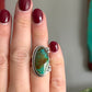 Rising Phoenix Turquoise Funky Ring size 6.5