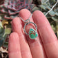 Small Chunky Twist Royston Turquoise Pendant