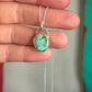 Royston Royal Blue Turquoise Necklace in Green and Gold