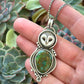 Catalina Turquoise + Laura Mears Owl Face Pendant