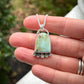 Aloe Variscite Stepping Stone Pendant
