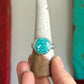 Whitewater Turquoise Ring size 10.75