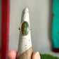 Royston Ribbon Turquoise Ring in size 6
