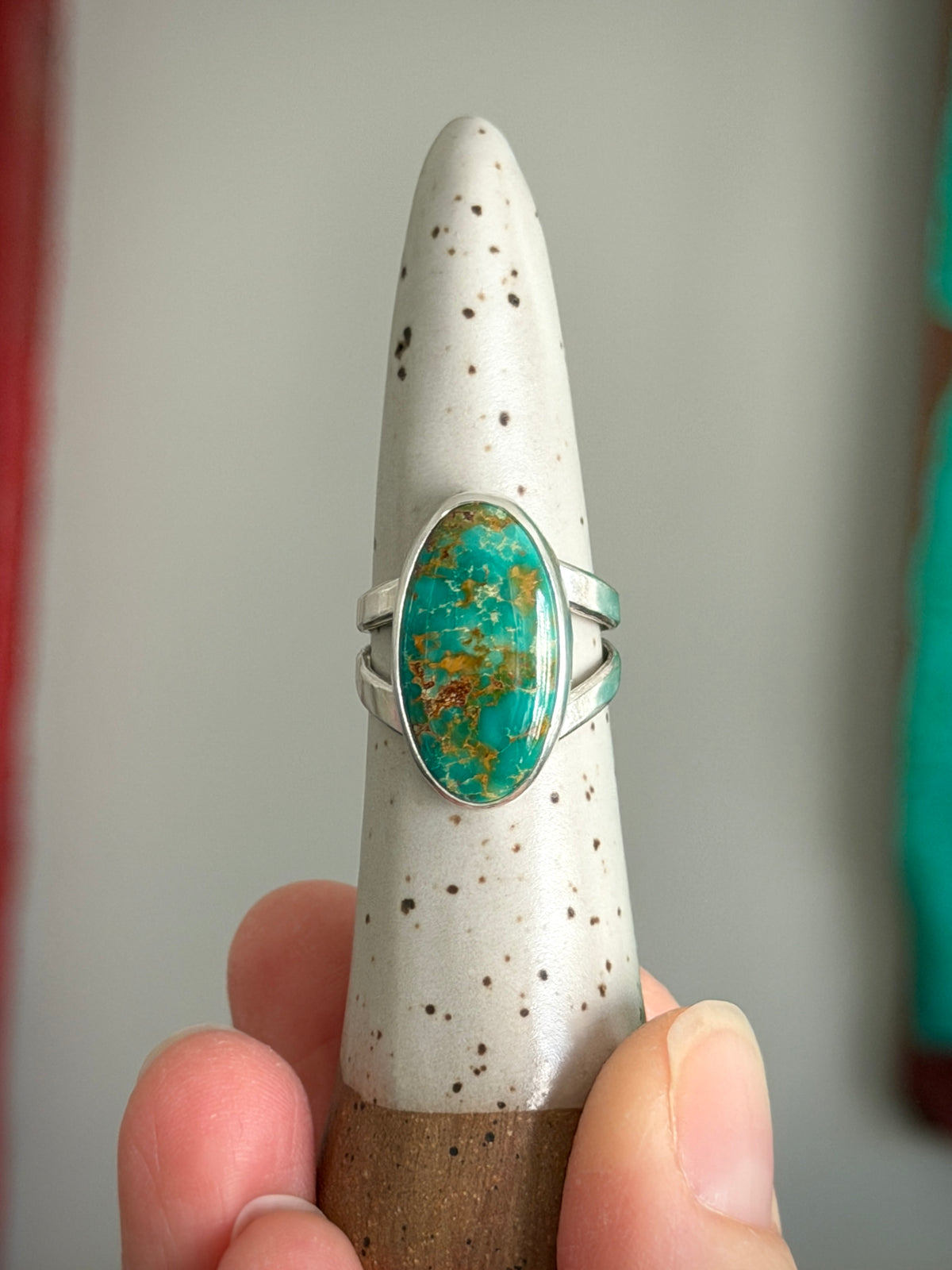 Royston Turquoise Ring in size 7.5