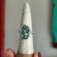 Calypso Variscite Ring Fleur Band size 7.5