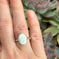 Emerald Basin Variscite Ring in size 7.5