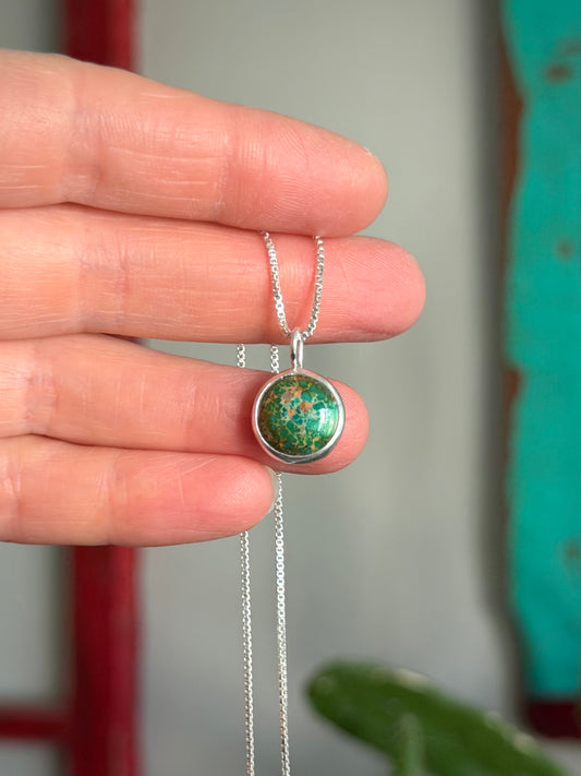 Patagonia Turquoise Little Necklace in Green