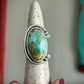 Thunderbird Turquoise Funky Ring size 7