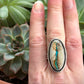 Royston Ribbon Turquoise Ring in Blue size 9