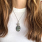 New Lander Variscite Laura Mears Owl Pendant