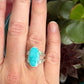 Royston Turquoise Ring size 8 STAMPED BAND