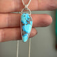 Golden Hills Turquoise Talon Pendant