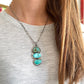 Color Totem Turquoise Pendant Royston Blue Moon + Fox Turquoise
