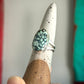 Poseidon Variscite Ring in size 7.75