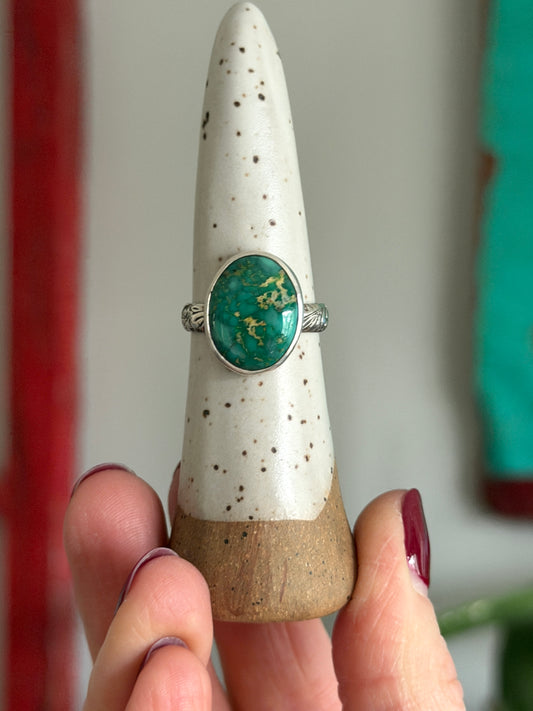 Emerald Valley Turquoise Ring size 8.25