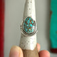 Patagonia Turquoise Art Deco Ring size 8.75