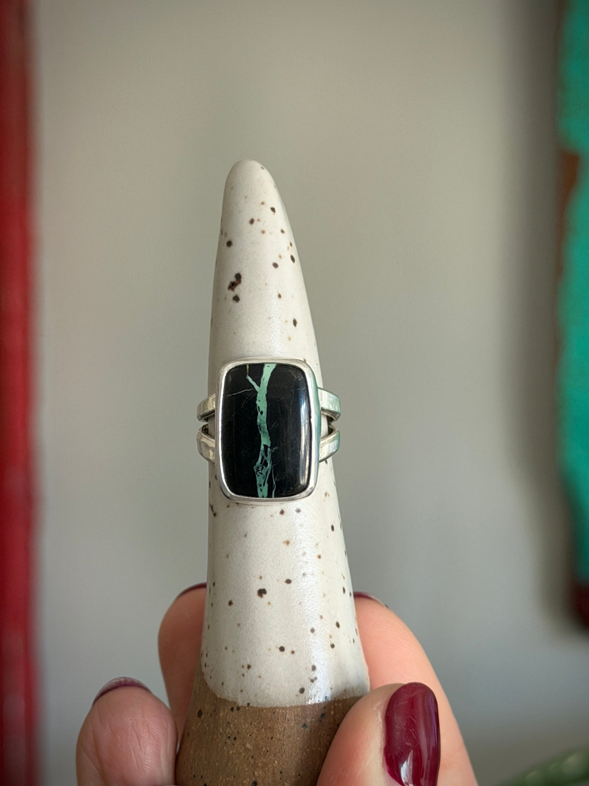 San Pedro Variscite Ring size 6.5
