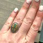 Royston Ribbon Turquoise Ring in size 7