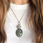 New Lander Variscite Laura Mears Owl Pendant