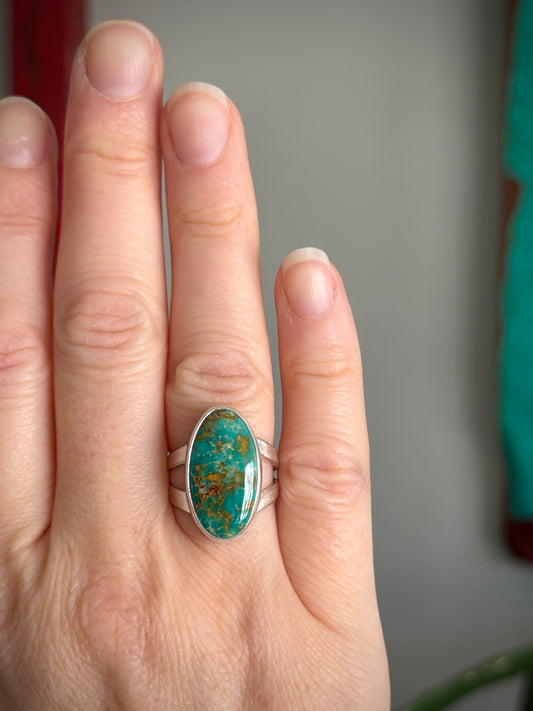 Royston Turquoise Ring in size 7.5
