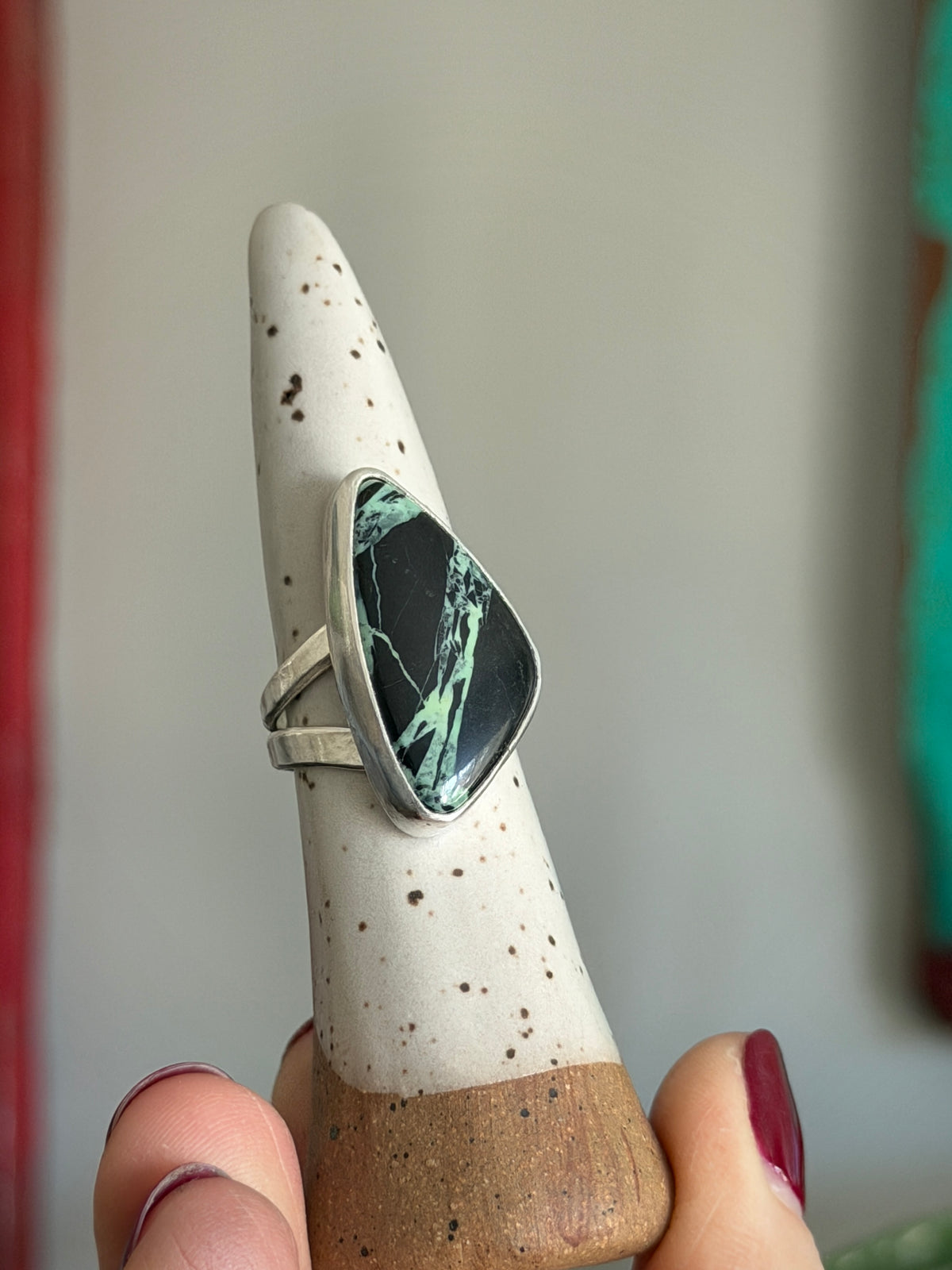 San Pedro Variscite Ring size 7.5